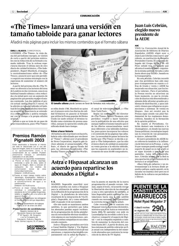 ABC CORDOBA 22-11-2003 página 52