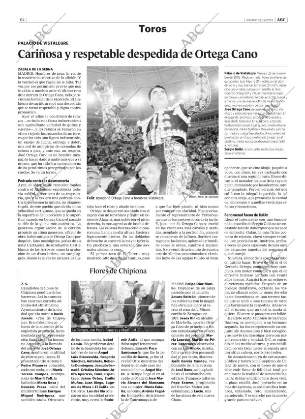 ABC CORDOBA 22-11-2003 página 64