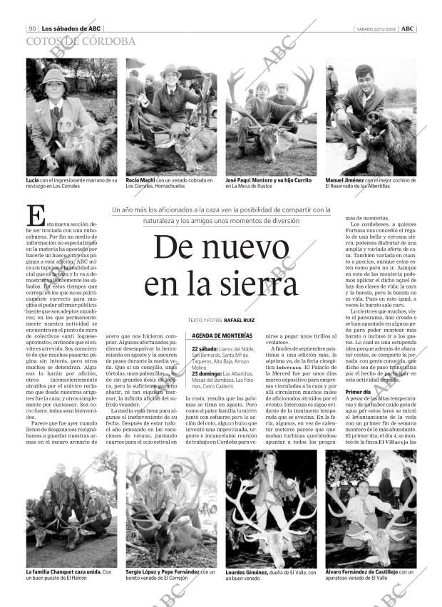 ABC CORDOBA 22-11-2003 página 90