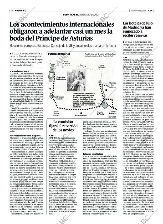 ABC MADRID 23-11-2003 página 16