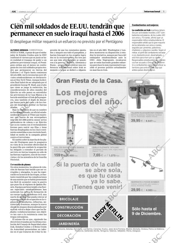 ABC MADRID 23-11-2003 página 31