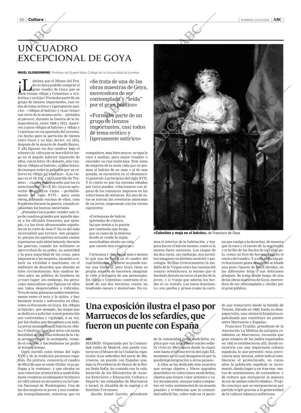 ABC MADRID 23-11-2003 página 66