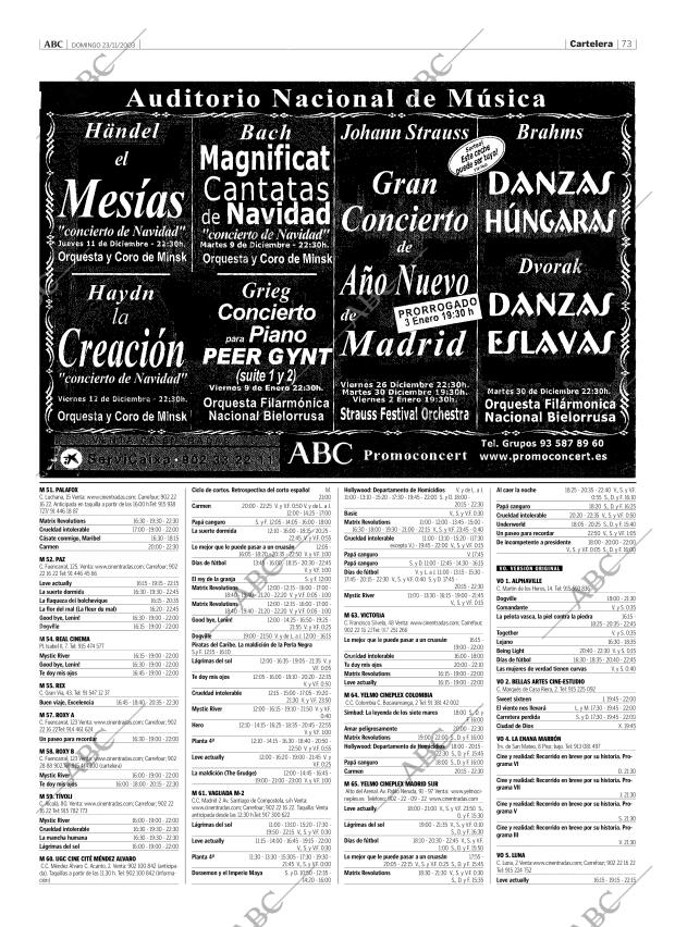 ABC MADRID 23-11-2003 página 73
