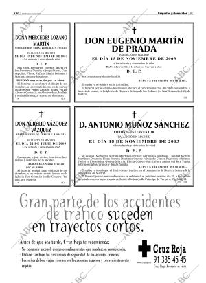 ABC MADRID 23-11-2003 página 81