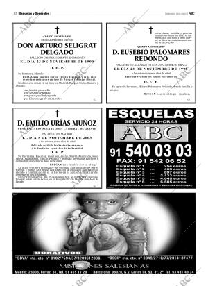 ABC MADRID 23-11-2003 página 82