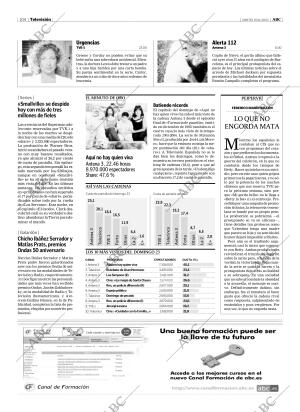 ABC MADRID 25-11-2003 página 104