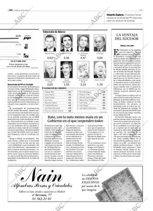 ABC MADRID 25-11-2003 página 11