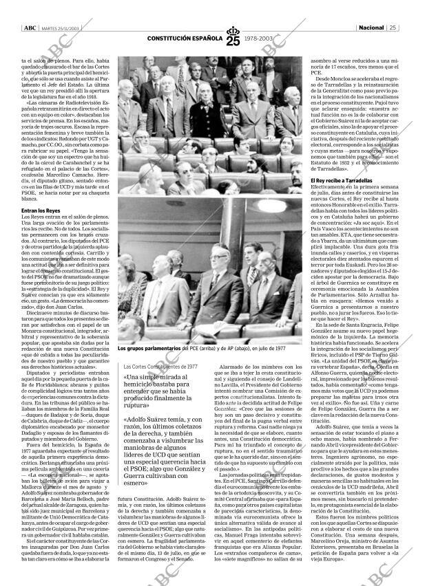 ABC MADRID 25-11-2003 página 25