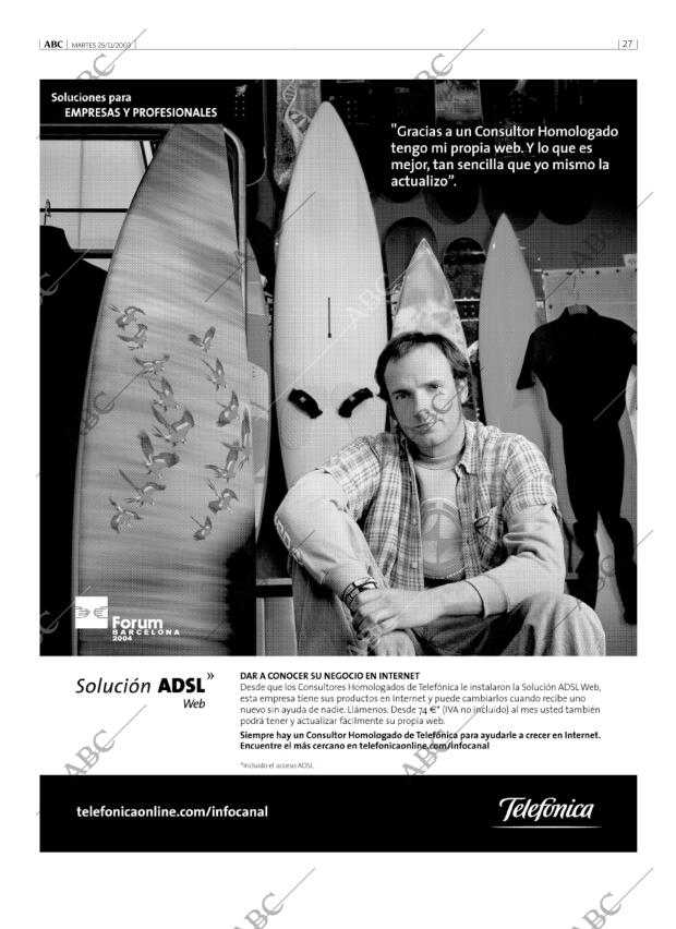 ABC MADRID 25-11-2003 página 27
