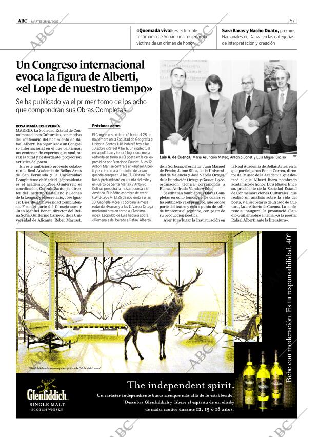 ABC MADRID 25-11-2003 página 57