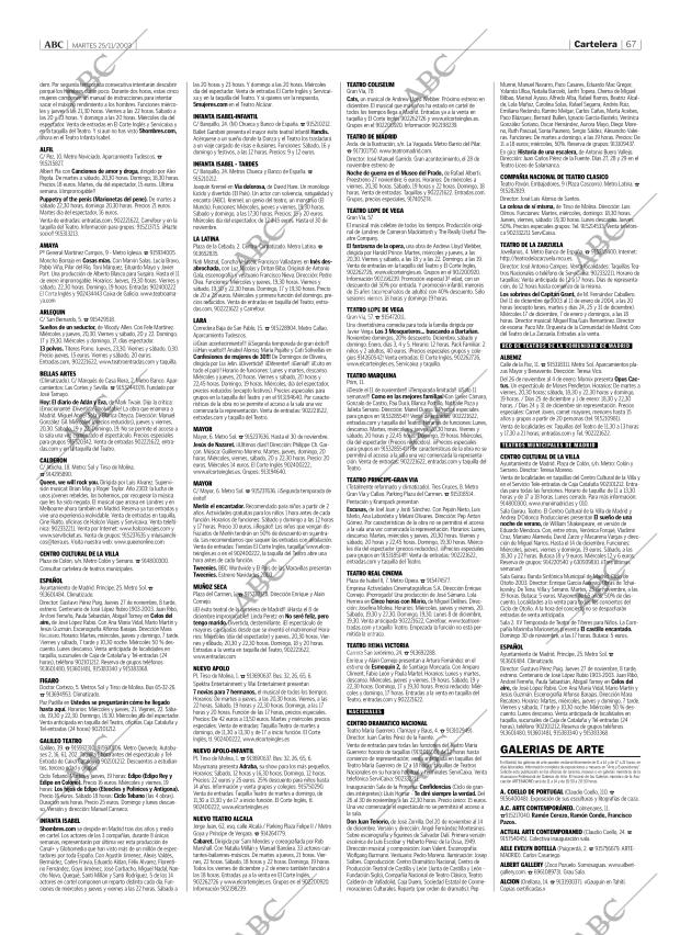 ABC MADRID 25-11-2003 página 67