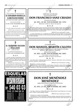 ABC MADRID 25-11-2003 página 69