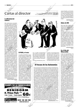 ABC MADRID 25-11-2003 página 8