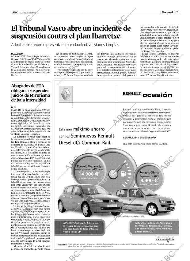 ABC CORDOBA 27-11-2003 página 17