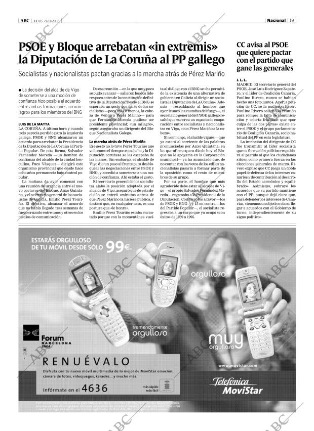 ABC CORDOBA 27-11-2003 página 19