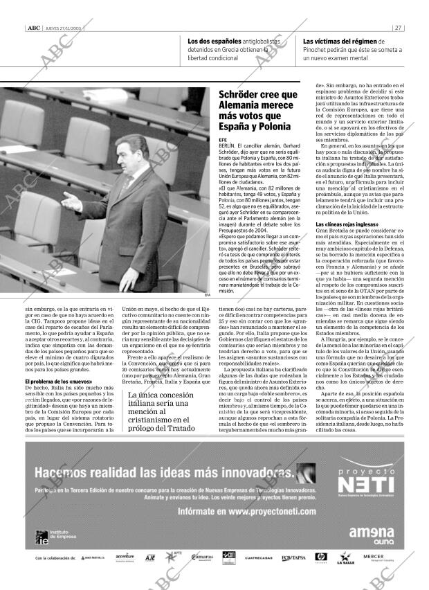 ABC CORDOBA 27-11-2003 página 27
