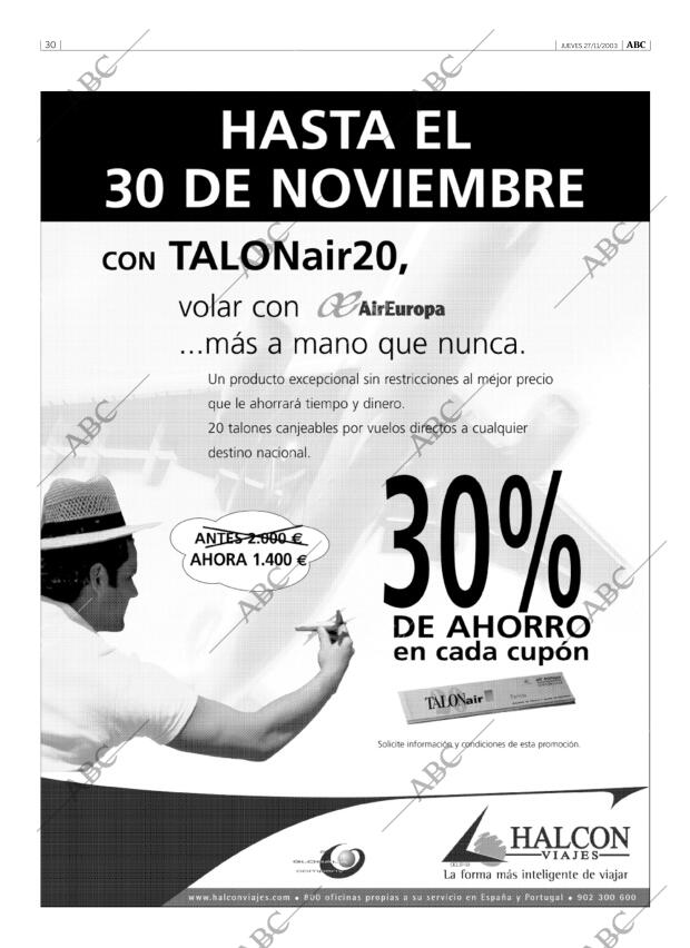 ABC CORDOBA 27-11-2003 página 30