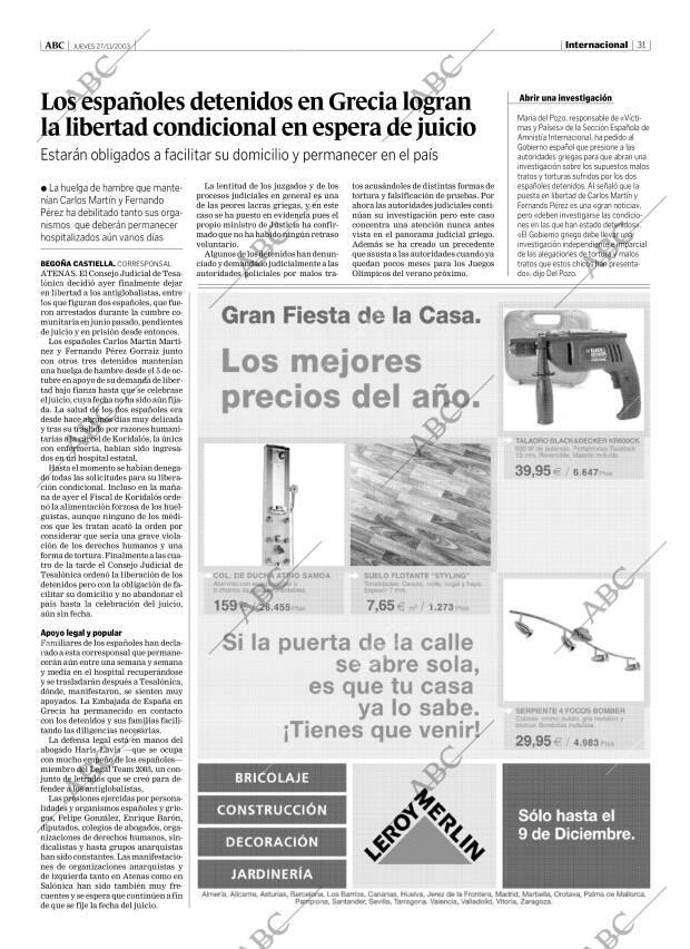 ABC CORDOBA 27-11-2003 página 31