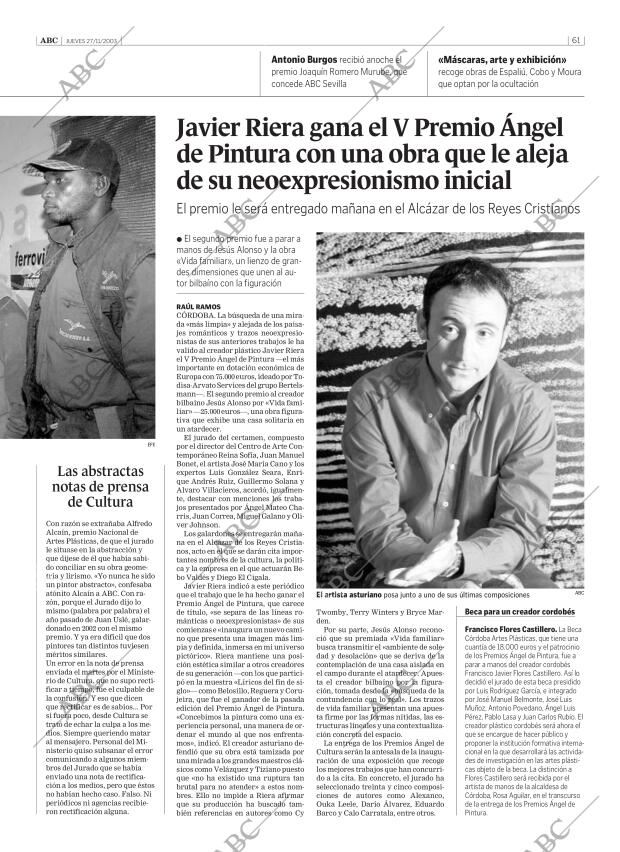 ABC CORDOBA 27-11-2003 página 61