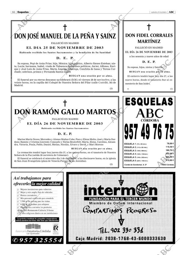 ABC CORDOBA 27-11-2003 página 66