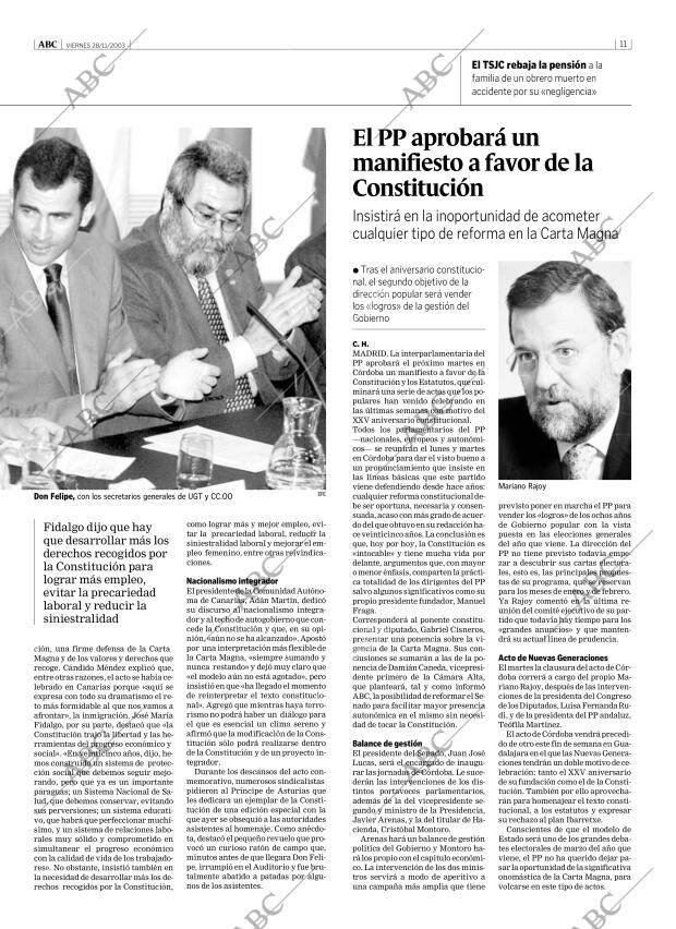 ABC MADRID 28-11-2003 página 11