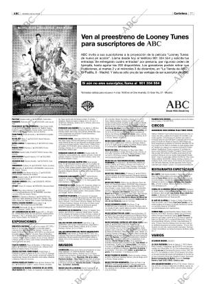 ABC MADRID 28-11-2003 página 77