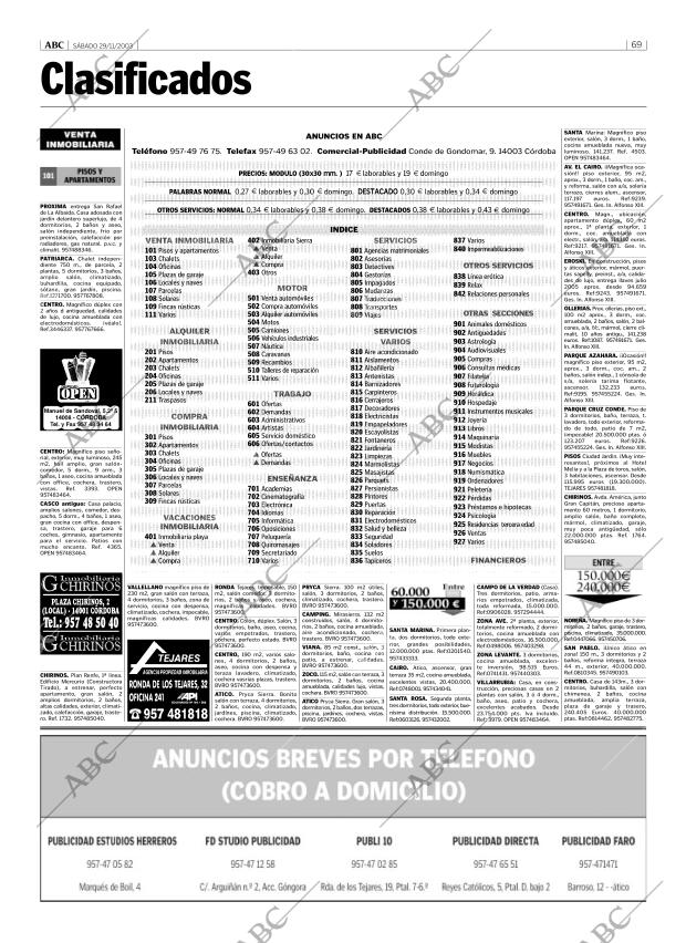 ABC CORDOBA 29-11-2003 página 69