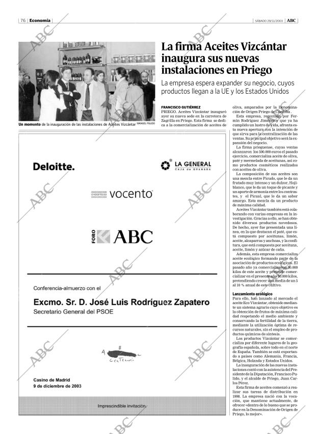 ABC CORDOBA 29-11-2003 página 76