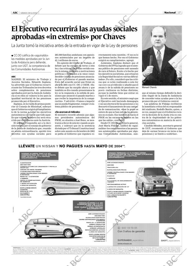 ABC MADRID 29-11-2003 página 17