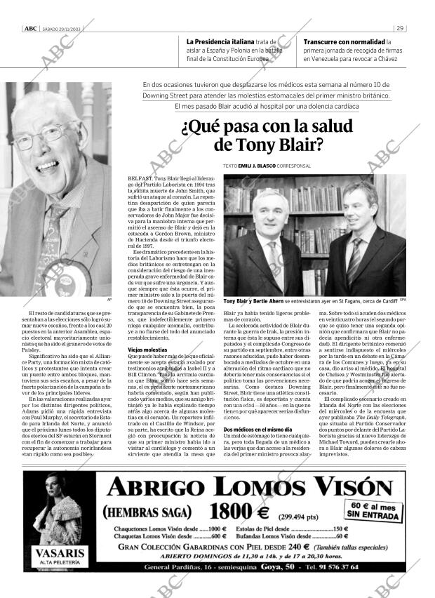 ABC MADRID 29-11-2003 página 29