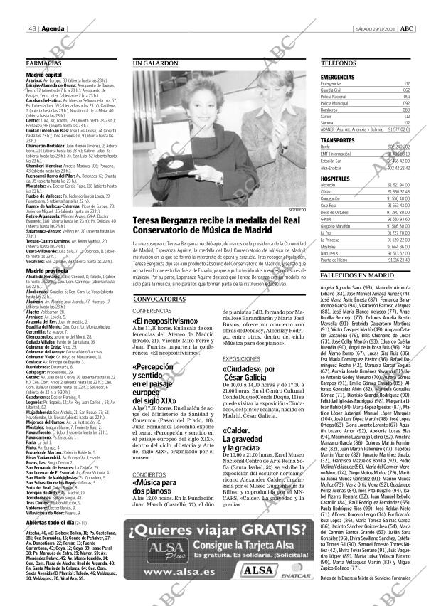 ABC MADRID 29-11-2003 página 48