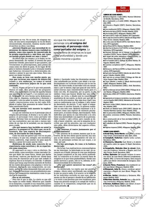 CULTURAL MADRID 29-11-2003 página 5