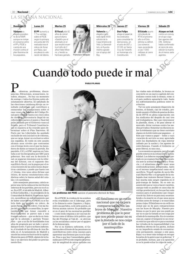 ABC MADRID 30-11-2003 página 30