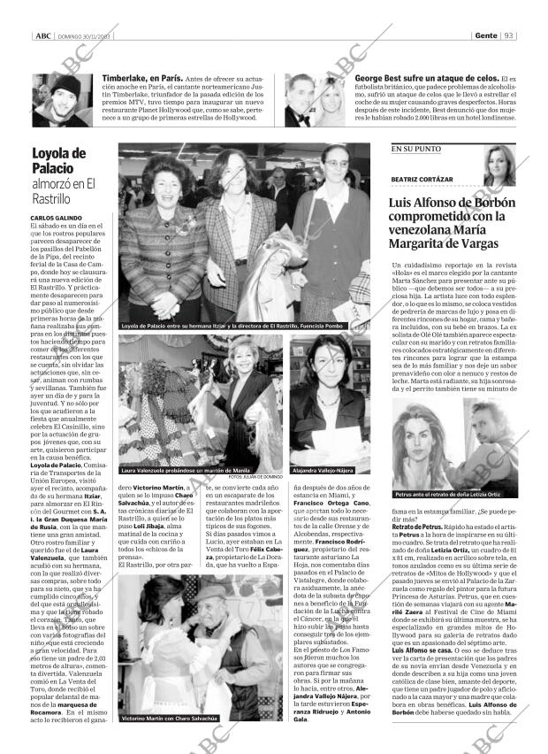 ABC MADRID 30-11-2003 página 93