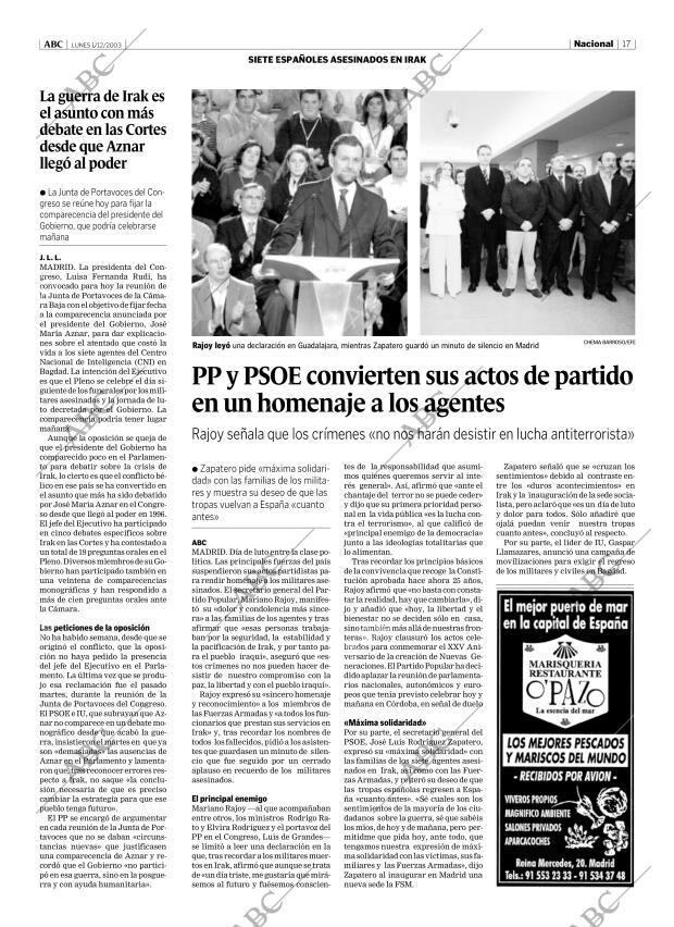 ABC MADRID 01-12-2003 página 17