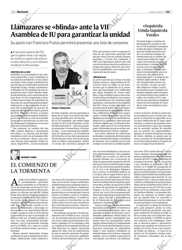 ABC MADRID 01-12-2003 página 28
