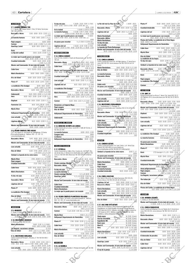 ABC MADRID 01-12-2003 página 60