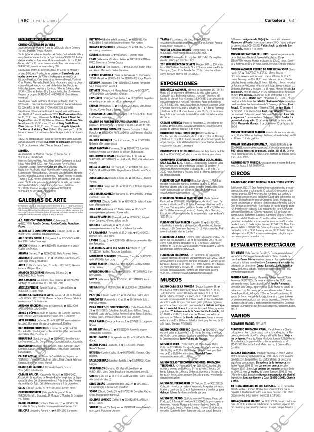 ABC MADRID 01-12-2003 página 63
