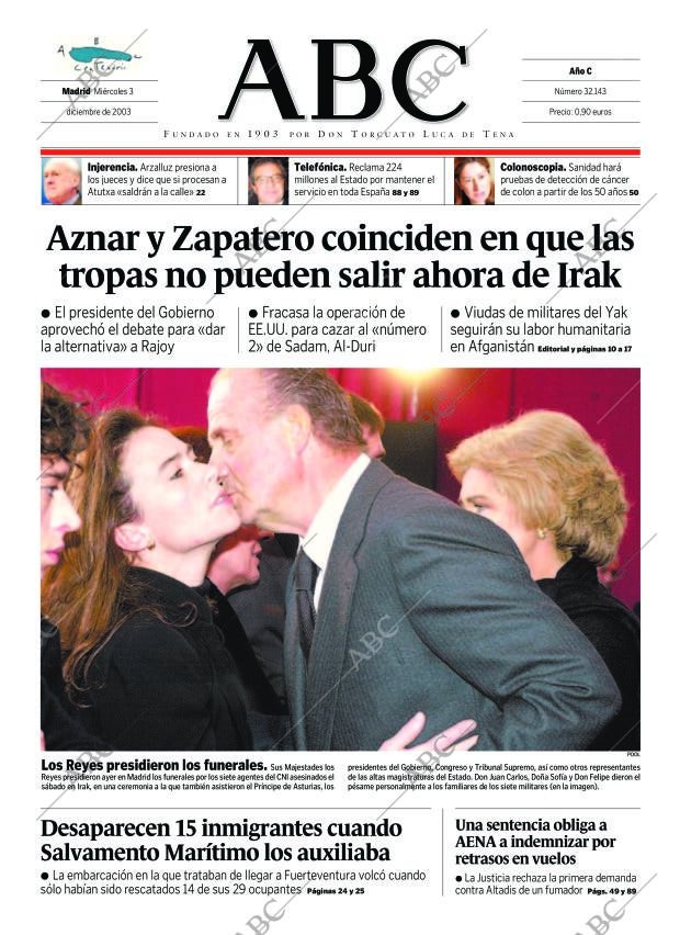 ABC MADRID 03-12-2003 página 1