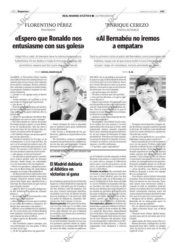 ABC MADRID 03-12-2003 página 100