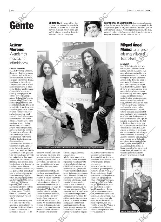 ABC MADRID 03-12-2003 página 104