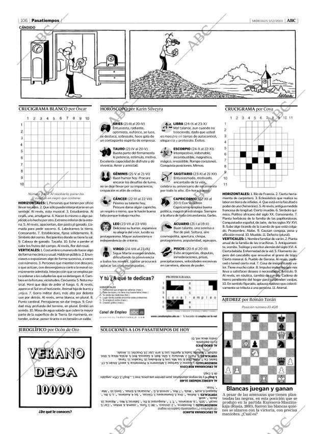 ABC MADRID 03-12-2003 página 106