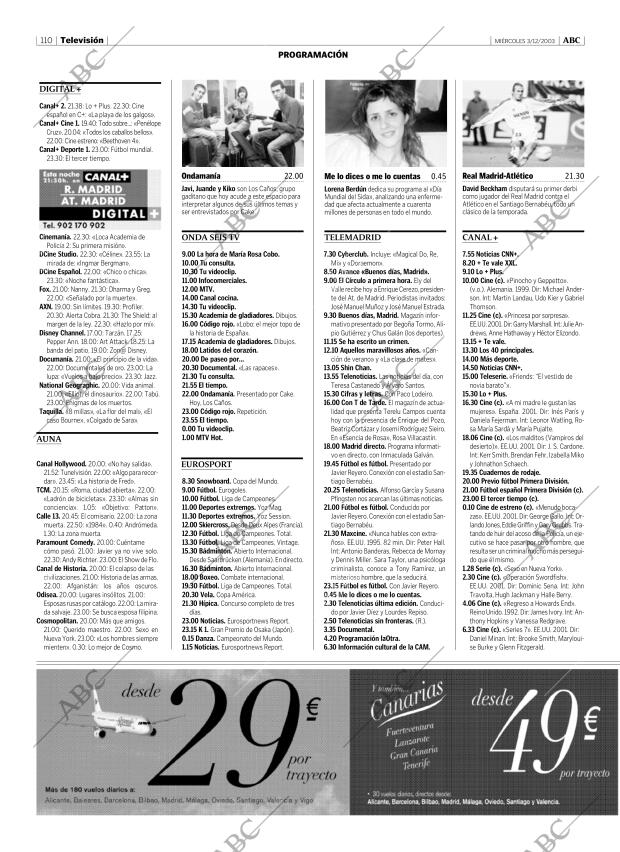 ABC MADRID 03-12-2003 página 110