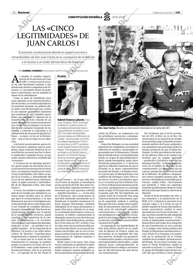 ABC MADRID 03-12-2003 página 26