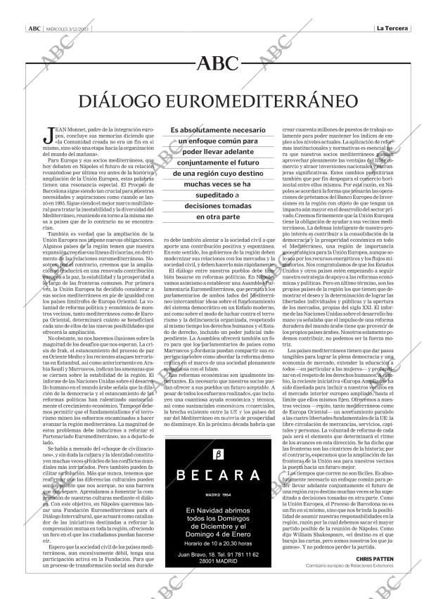 ABC MADRID 03-12-2003 página 3