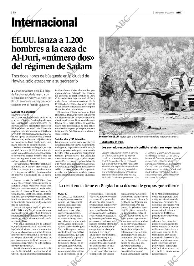ABC MADRID 03-12-2003 página 30