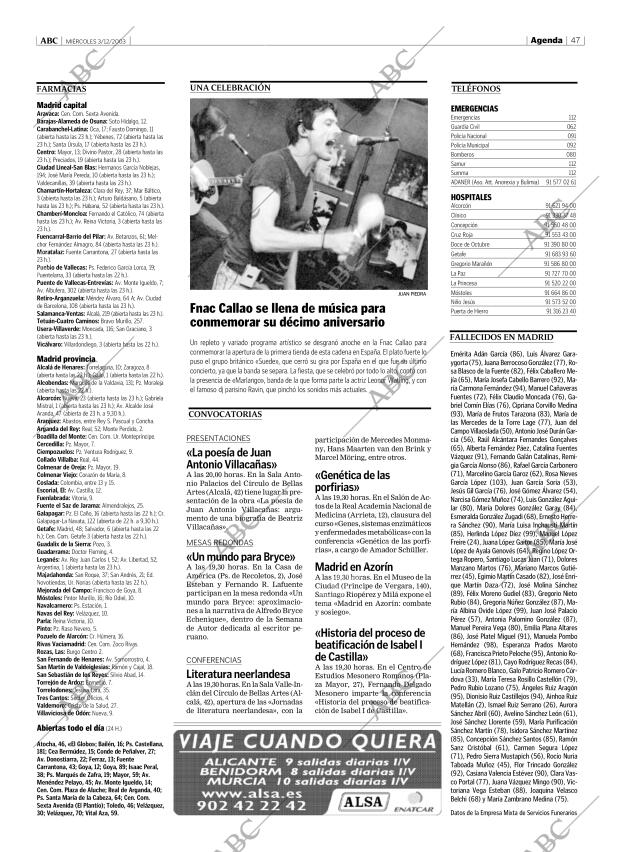 ABC MADRID 03-12-2003 página 47