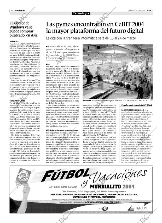 ABC MADRID 03-12-2003 página 56