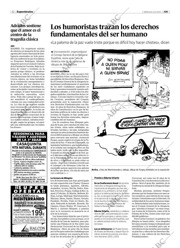 ABC MADRID 03-12-2003 página 62
