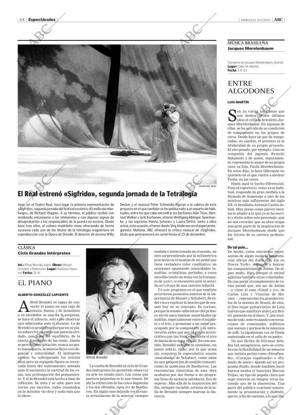 ABC MADRID 03-12-2003 página 64